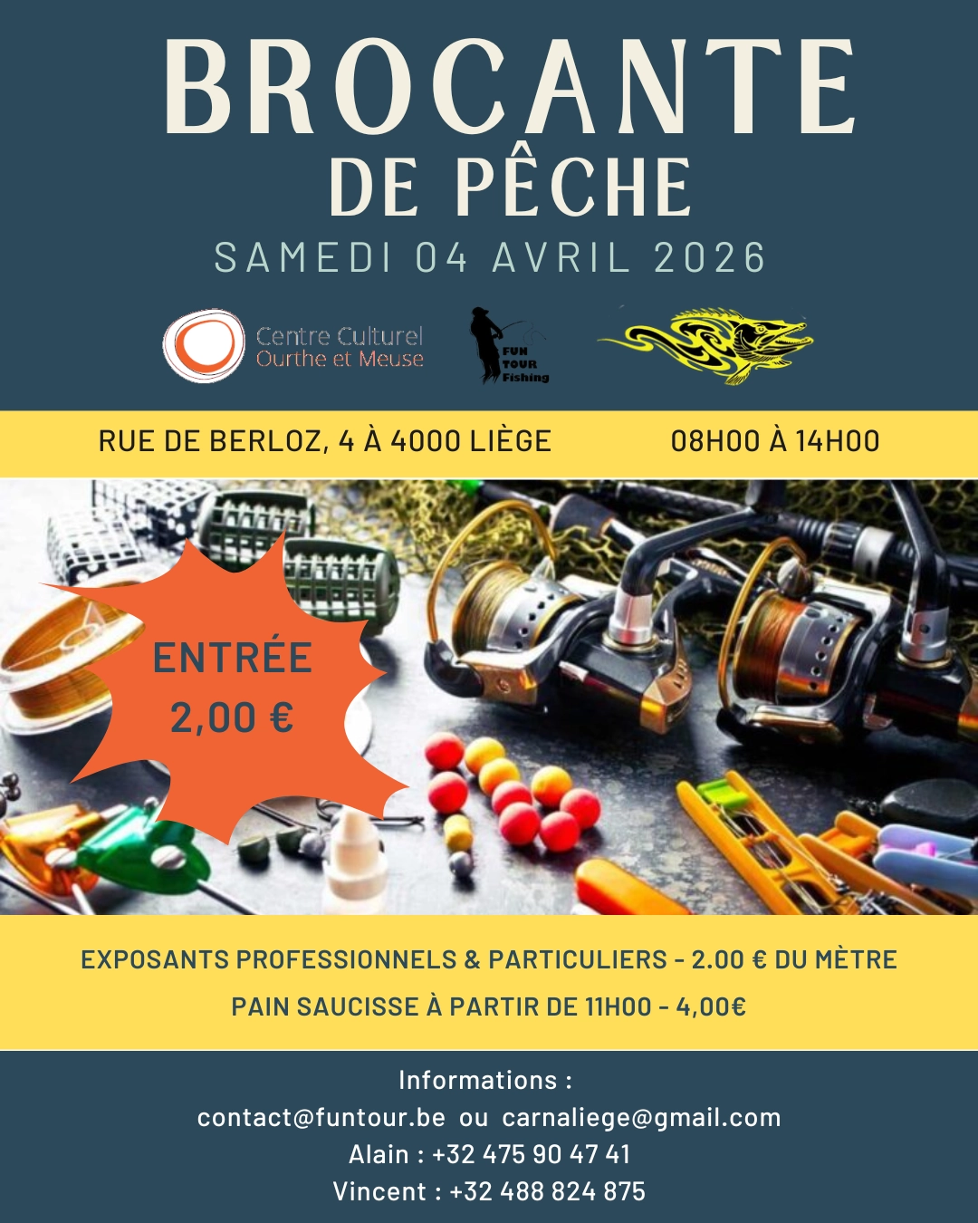 Brocante Carnaliege du 04 avril 2026